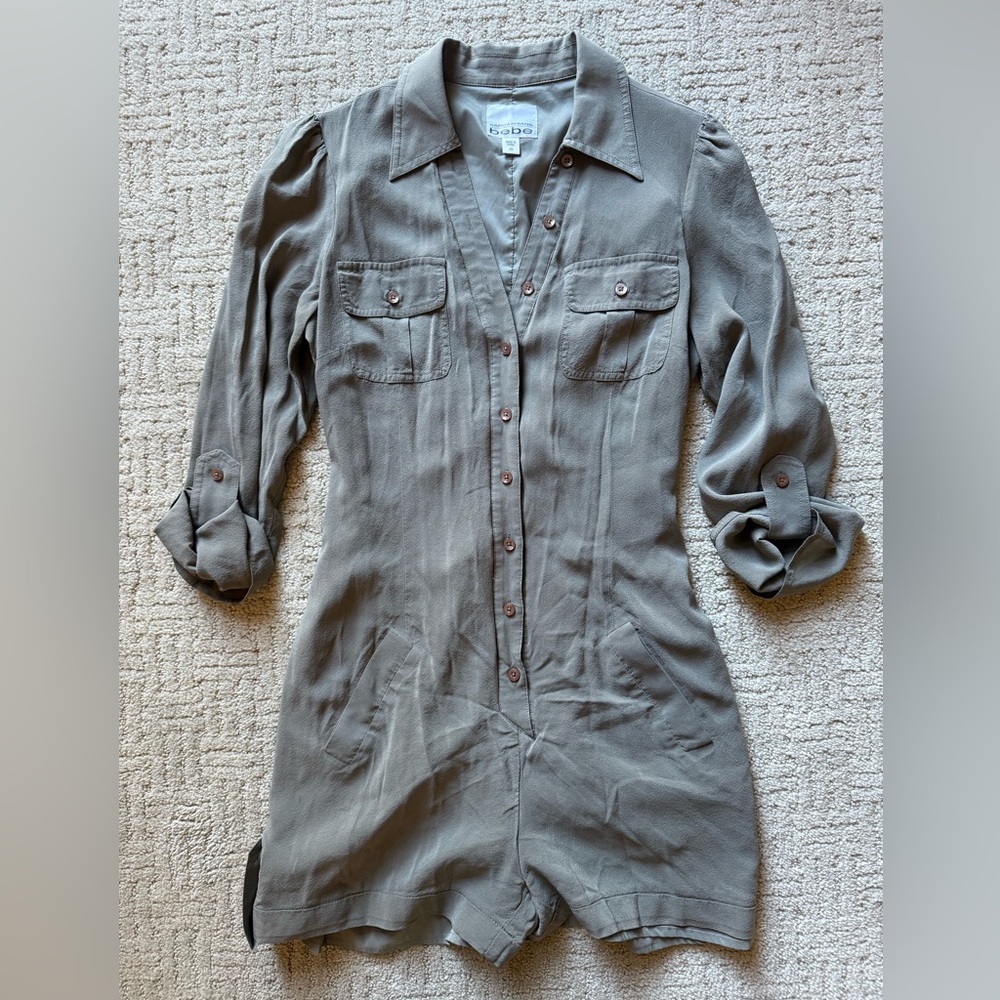 (SOLD) Kardashions by bebe Silk Romper (XS)